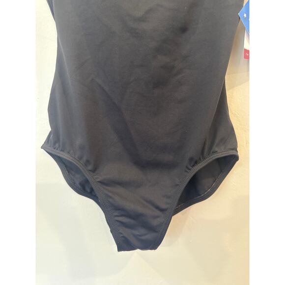 NWT Motionwear black camisole leotard AL - Picture 3 of 8